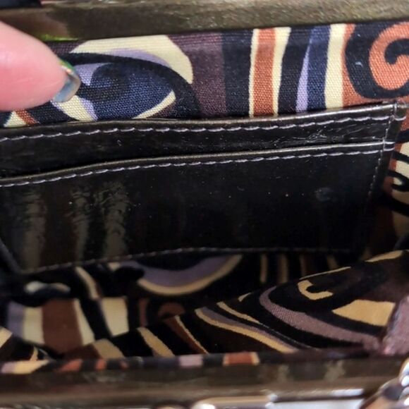 Brighton Rosealie Flower Leather Coin Purse/Wallet w Bonus Mirror - Picture 8 of 14